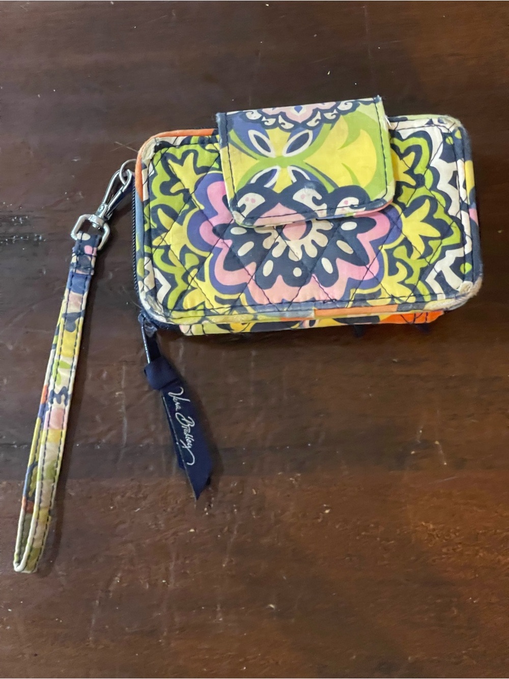 Vera Bradley Floral Wristlet Wallet